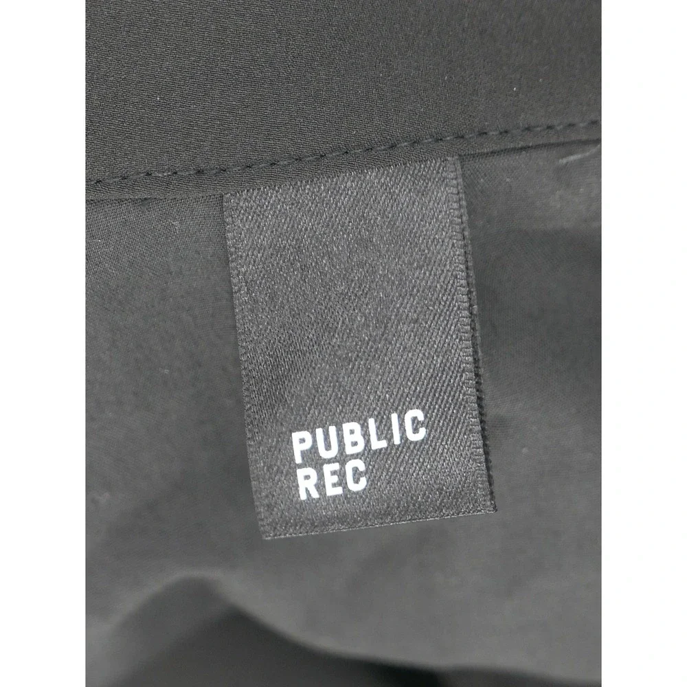 Public Rec Pants Black Performance Microfiber Stretch Chino 5-Pocket Men's 44x30